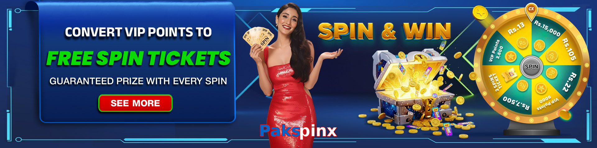 Pakspinx game app for Pakistan players